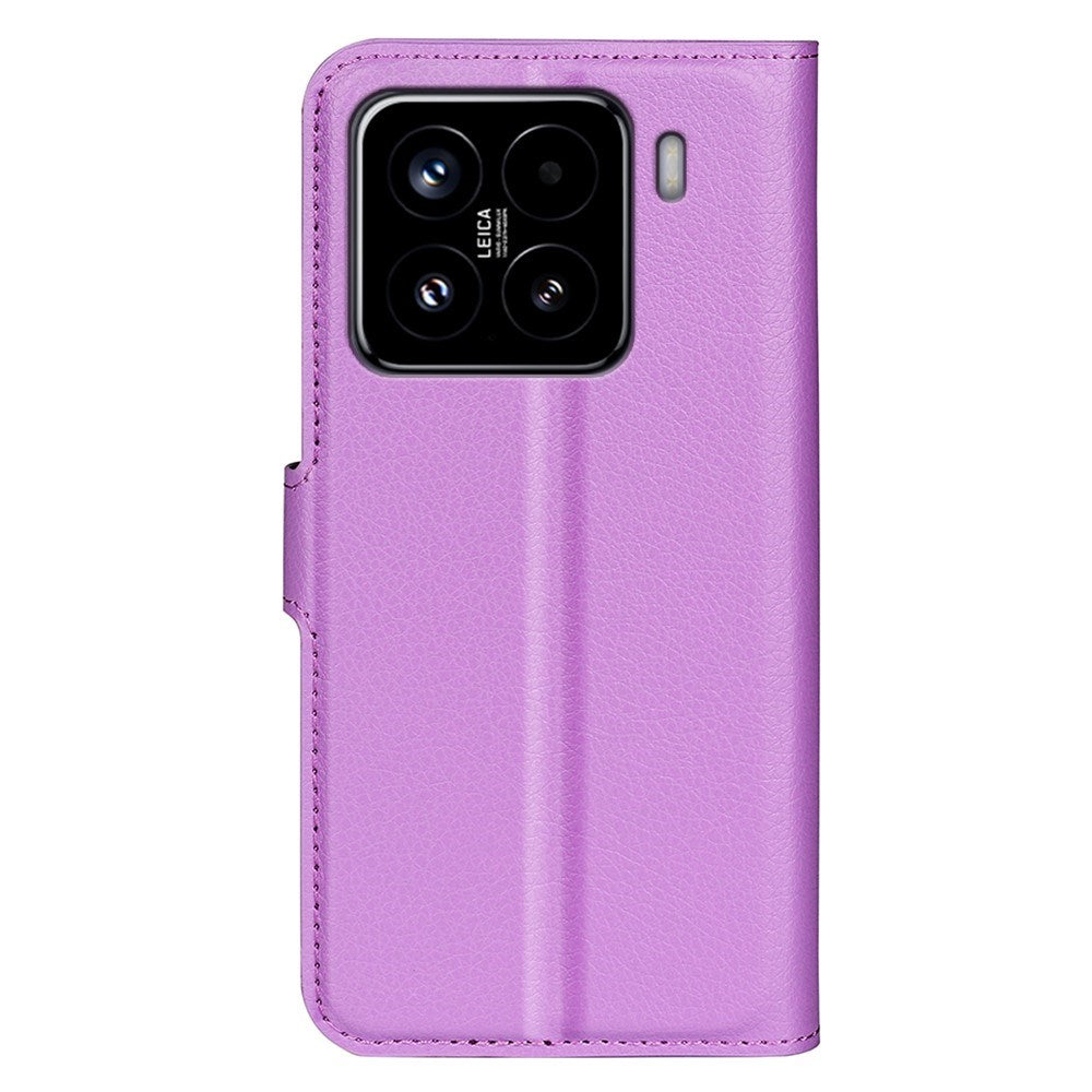 EIDERWOOD Xiaomi 15 Kunstlæder Flip Cover m. Kortholder & Ståfunktion - Lilla
