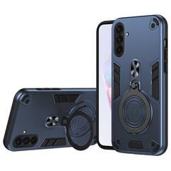 EIDERWOOD Samsung Galaxy A36 (5G) Hybrid Cover m. 360 Grader Roterbar Kickstand - MagSafe Kompatibel - Blå