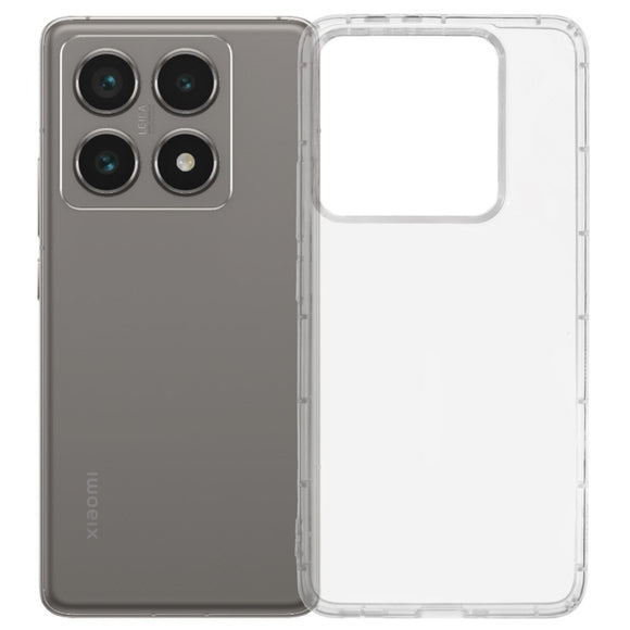EIDERWOOD Xiaomi 14T Pro Fleksibelt Plastik Bagside Cover - Gennemsigtig