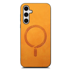 EIDERWOOD Samsung Galaxy S25 Kunstlæder Cover - MagSafe Kompatibel - Orange