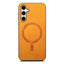 EIDERWOOD Samsung Galaxy S25 Kunstlæder Cover - MagSafe Kompatibel - Orange
