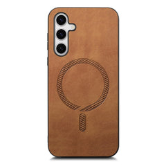 EIDERWOOD Samsung Galaxy S25 Kunstlæder Cover - MagSafe Kompatibel - Brun