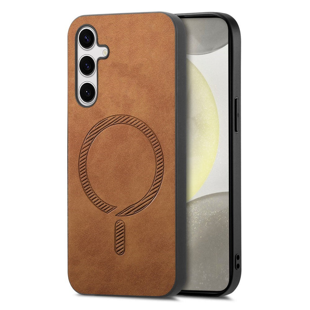 EIDERWOOD Samsung Galaxy S25 Kunstlæder Cover - MagSafe Kompatibel - Brun