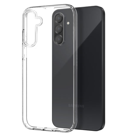 Samsung Galaxy A56 (5G) 2-i-1 Fleksibelt Plastik Cover & Hærdet Skærmbeskyttelsesglas - Gennemsigtig