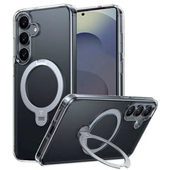 TORRAS Samsung Galaxy S25+ (Plus) Hybrid Cover m. Kickstand - MagSafe Kompatibel - Gennemsigtig