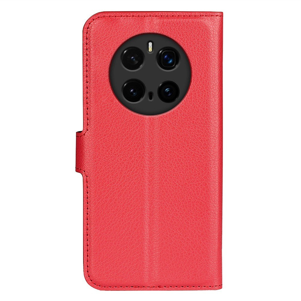 EIDERWOOD Honor Magic7 Pro Kunstlæder Flip Cover m. Kortholder & Ståfunktion - Rød