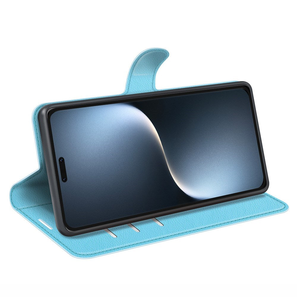 EIDERWOOD Honor Magic7 Pro Kunstlæder Flip Cover m. Kortholder & Ståfunktion - Blå