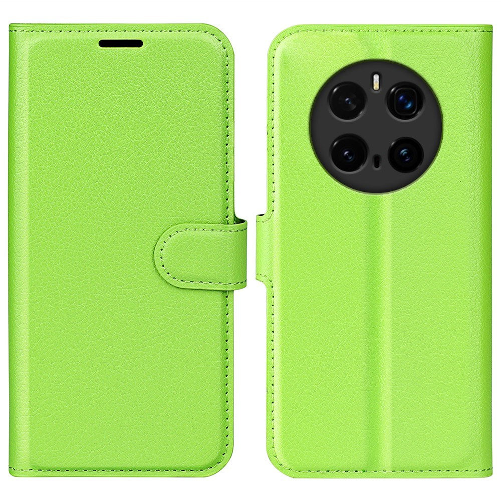 EIDERWOOD Honor Magic7 Pro Kunstlæder Flip Cover m. Kortholder & Ståfunktion - Grøn