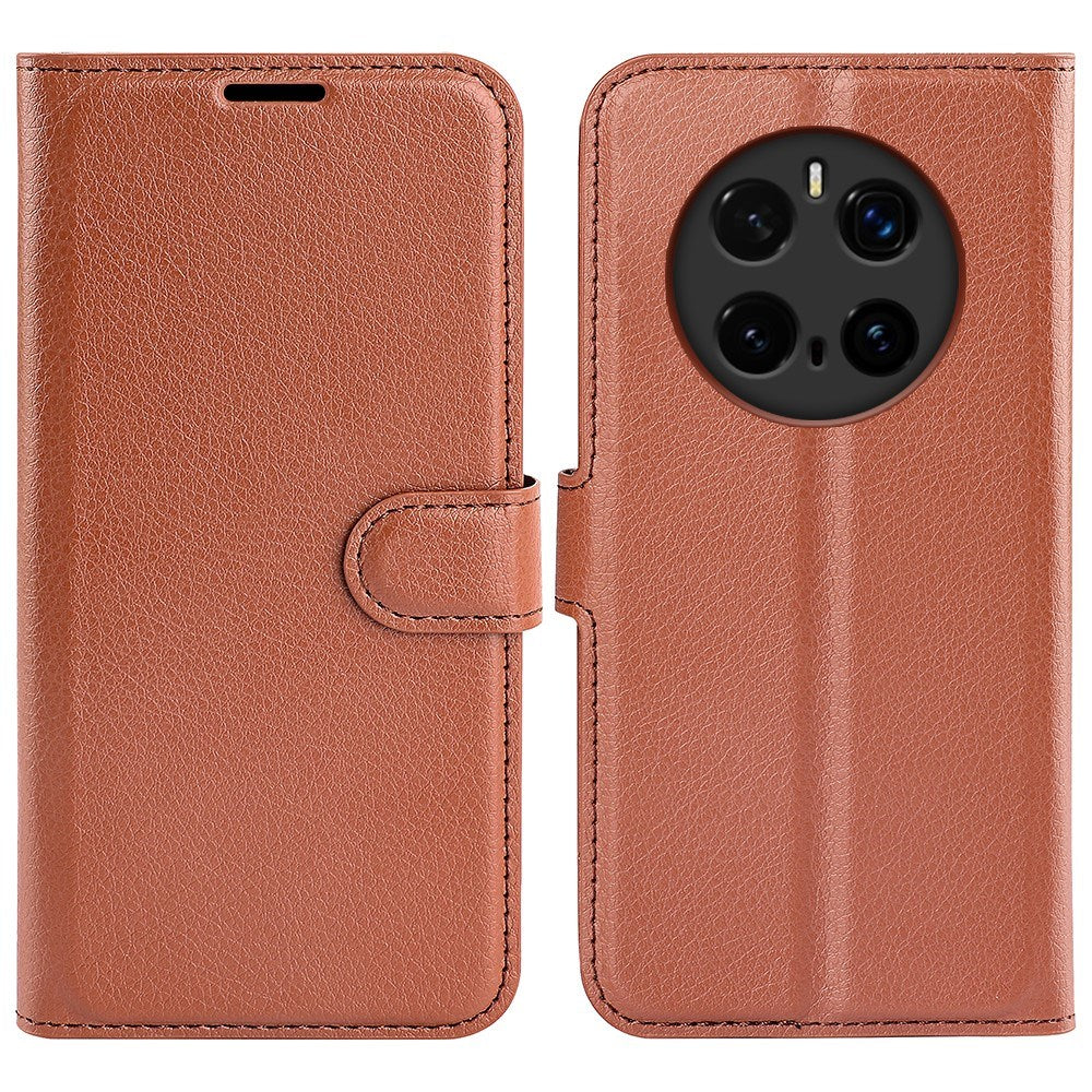 EIDERWOOD Honor Magic7 Pro Kunstlæder Flip Cover m. Kortholder & Ståfunktion - Brun