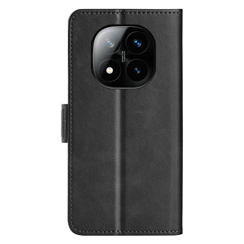 EIDERWOOD Xiaomi Redmi Note 14 Pro+ Kunstlæder Flip Cover m. Kortholder & Ståfunktion - Sort
