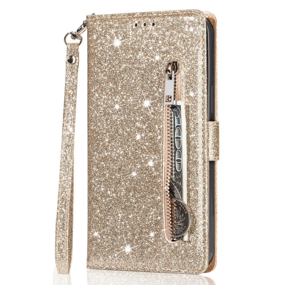EIDERWOOD Samsung Galaxy A56 (5G) Glimmer Flip Cover m. Lynlåslomme & Ståfunktion - Guld