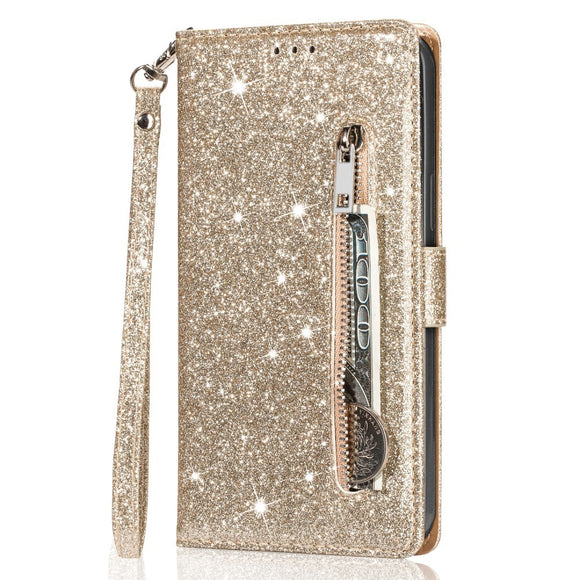 EIDERWOOD Samsung Galaxy A56 (5G) Glimmer Flip Cover m. Lynlåslomme & Ståfunktion - Guld