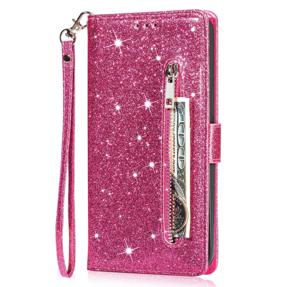 EIDERWOOD Samsung Galaxy A56 (5G) Glimmer Flip Cover m. Lynlåslomme & Ståfunktion - Pink