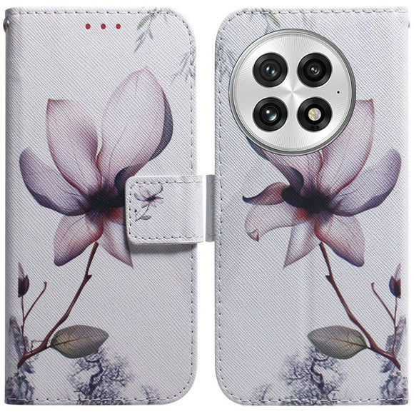 EIDERWOOD OnePlus 13 Kunstlæder Flip Cover m. Motiv - Blomst