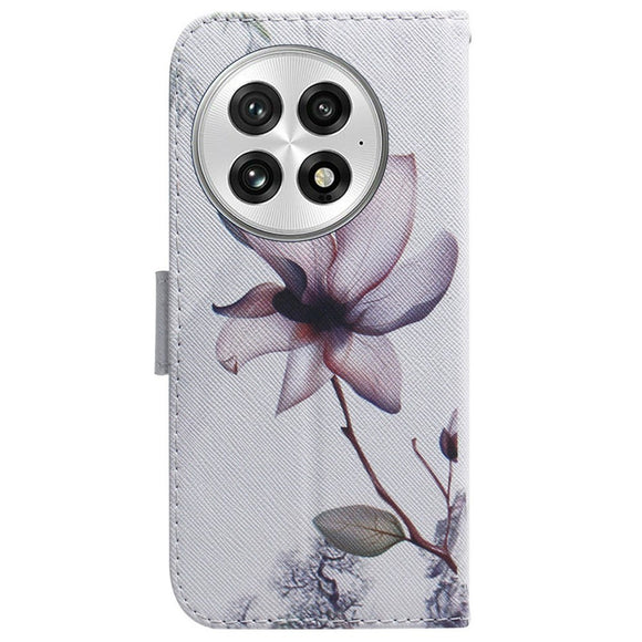 EIDERWOOD OnePlus 13 Kunstlæder Flip Cover m. Motiv - Blomst