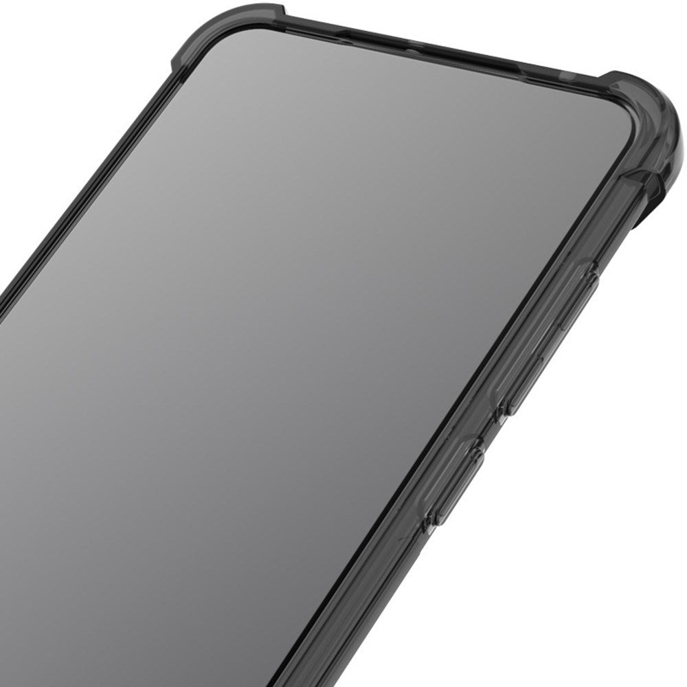 Asus ROG Phone 9 (5G) / 9 Pro (5G) - IMAK Fleksibelt Plastik Bagside Cover - Gennemsigtig / Sort
