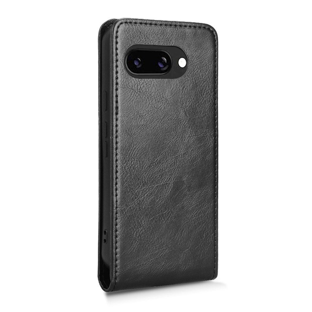 EIDERWOOD Google Pixel 9a Kunstlæder Flip Cover m. Kortlomme - Sort