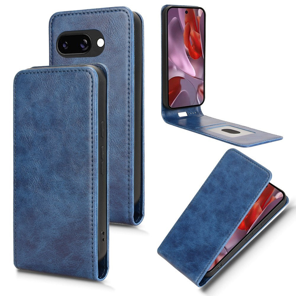 EIDERWOOD Google Pixel 9a Kunstlæder Flip Cover m. Kortlomme - Blå