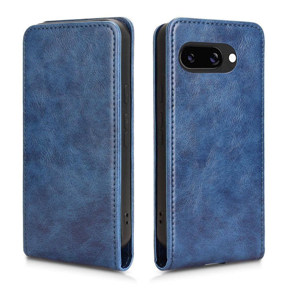EIDERWOOD Google Pixel 9a Kunstlæder Flip Cover m. Kortlomme - Blå