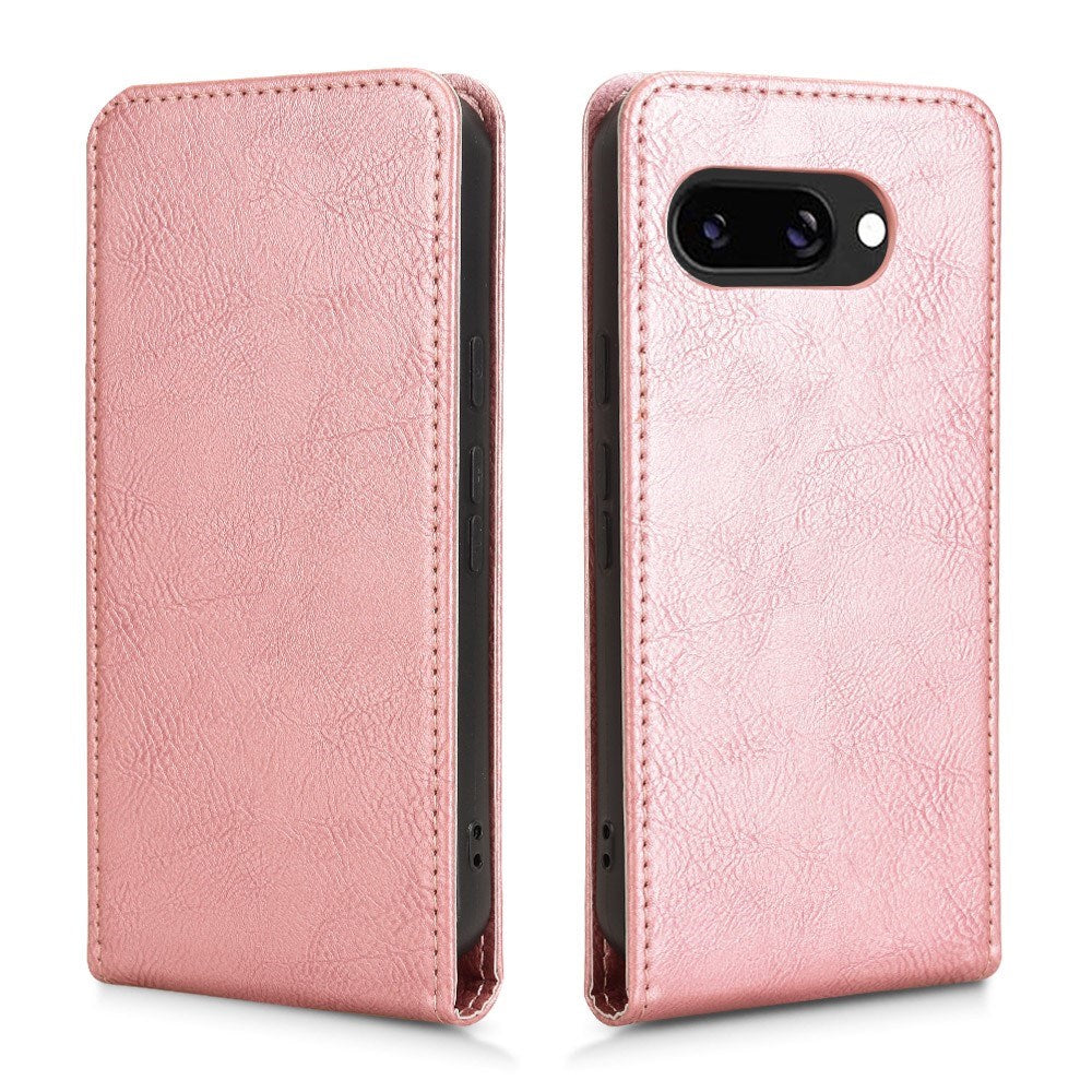 EIDERWOOD Google Pixel 9a Kunstlæder Flip Cover m. Kortlomme - Lyserød