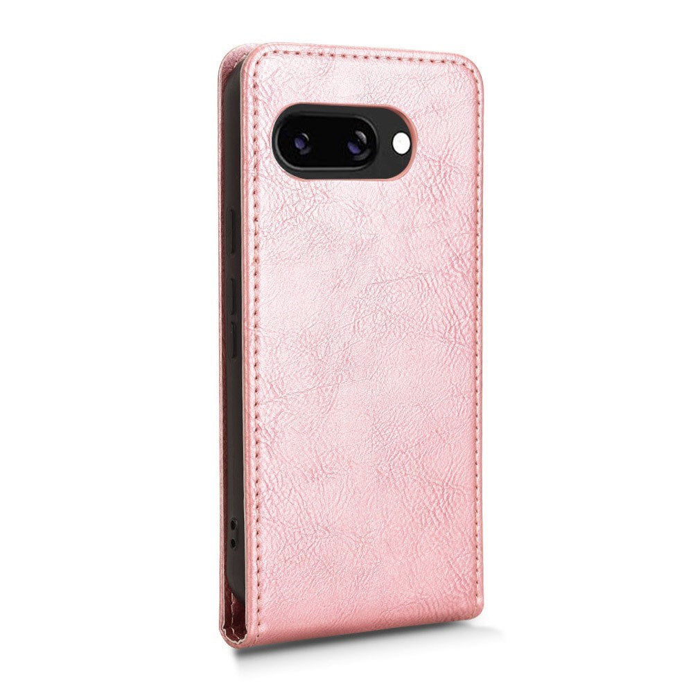 EIDERWOOD Google Pixel 9a Kunstlæder Flip Cover m. Kortlomme - Lyserød