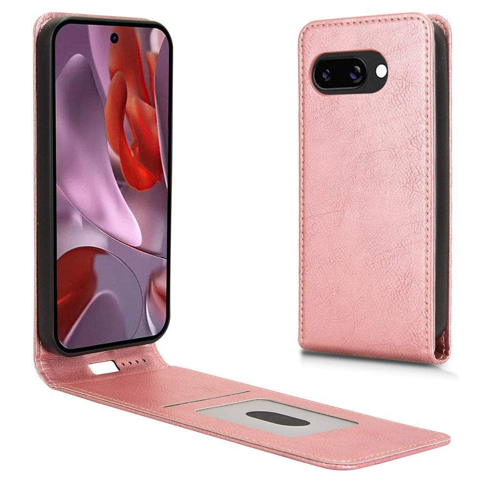 EIDERWOOD Google Pixel 9a Kunstlæder Flip Cover m. Kortlomme - Lyserød