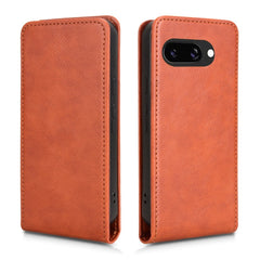 EIDERWOOD Google Pixel 9a Kunstlæder Flip Cover m. Kortlomme - Orange
