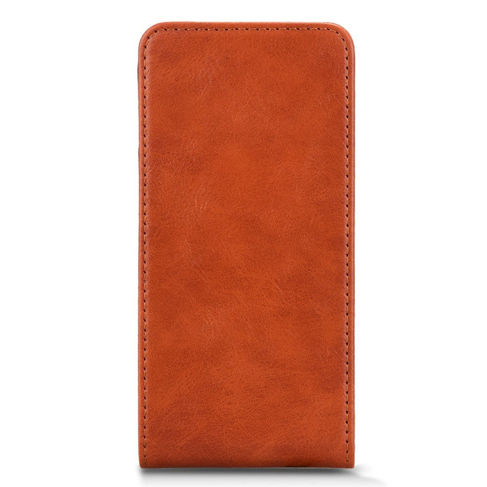 EIDERWOOD Google Pixel 9a Kunstlæder Flip Cover m. Kortlomme - Orange