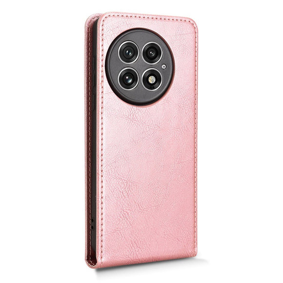 EIDERWOOD OnePlus 13 Vegansk Læder Flip Cover m. Kortlomme - Lyserød