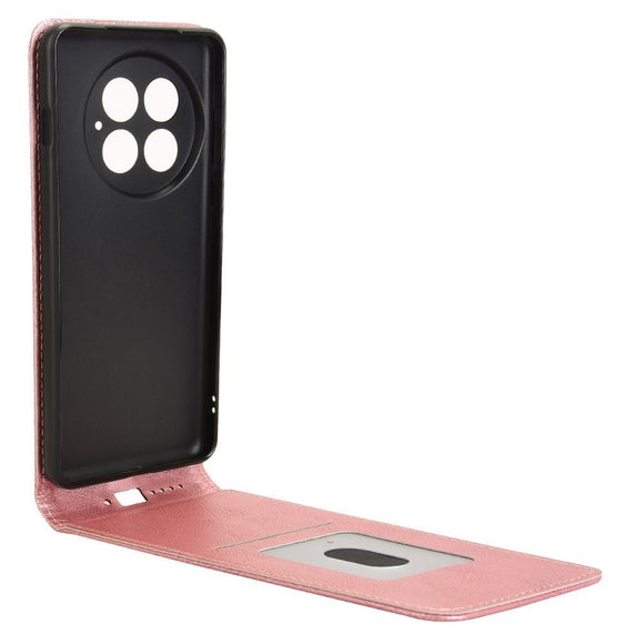 EIDERWOOD OnePlus 13 Vegansk Læder Flip Cover m. Kortlomme - Lyserød