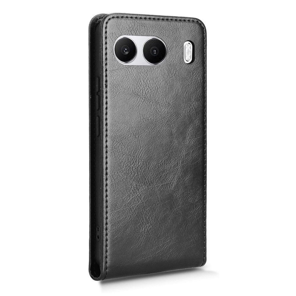 EIDERWOOD OnePlus Nord 4 Vertikalt Flip Cover m. Kortholder - Sort