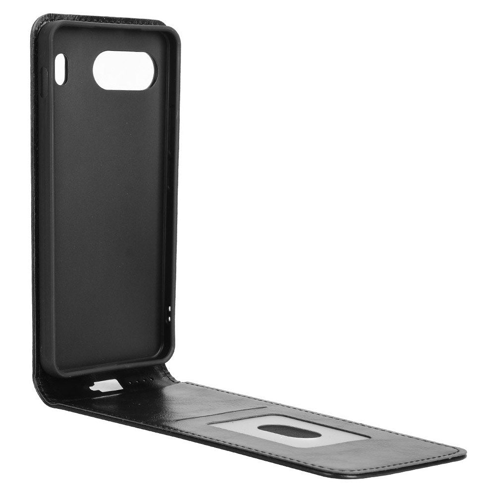 EIDERWOOD OnePlus Nord 4 Vertikalt Flip Cover m. Kortholder - Sort
