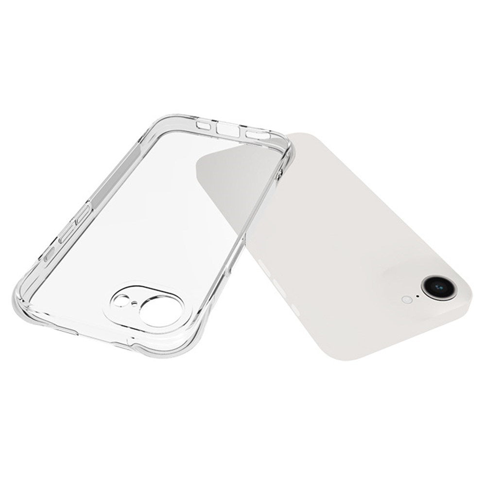 EIDERWOOD iPhone 17e / 16e Cover m. Forstærkede Hjørner - Gennemsigtig
