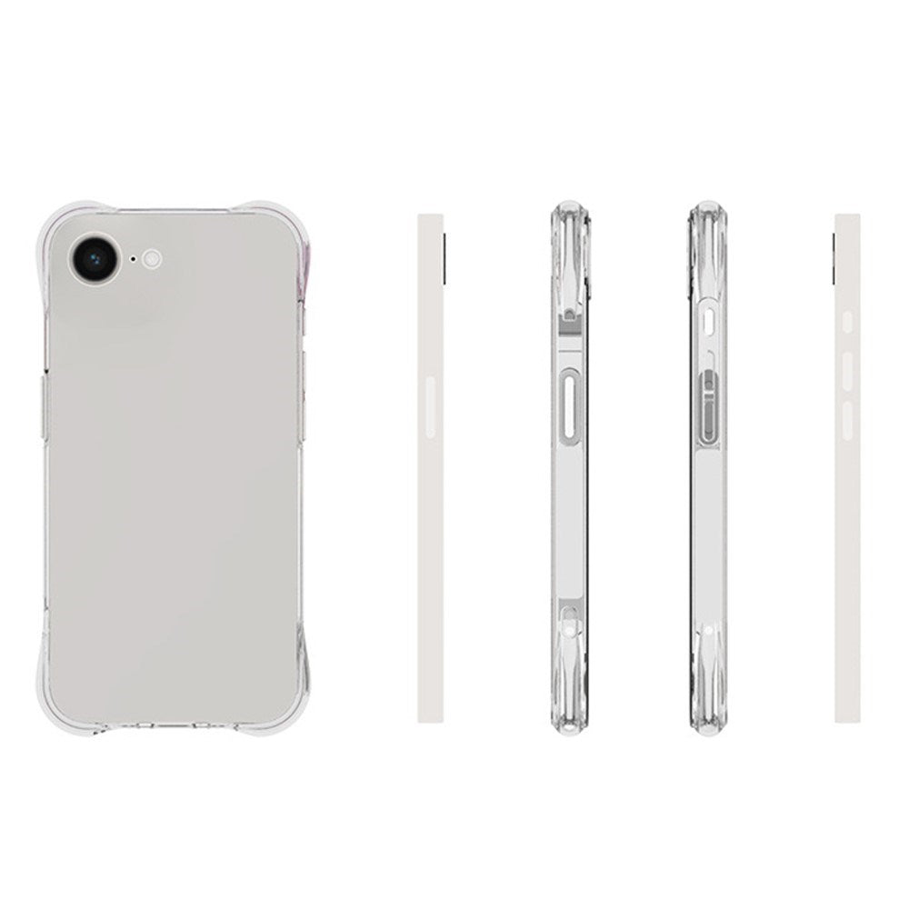 EIDERWOOD iPhone 17e / 16e Cover m. Forstærkede Hjørner - Gennemsigtig
