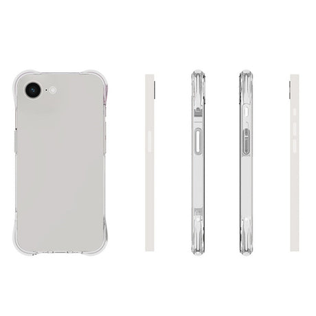 EIDERWOOD iPhone 17e / 16e Cover m. Forstærkede Hjørner - Gennemsigtig