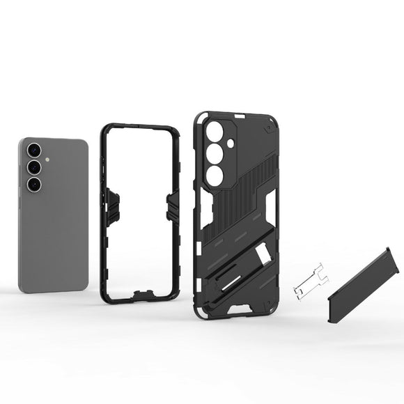 EIDERWOOD Samsung Galaxy A26 5G Håndværkercover med Indbygget Kickstand - Sort
