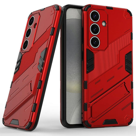 EIDERWOOD Samsung Galaxy A26 5G Håndværkercover med Indbygget Kickstand - Rød