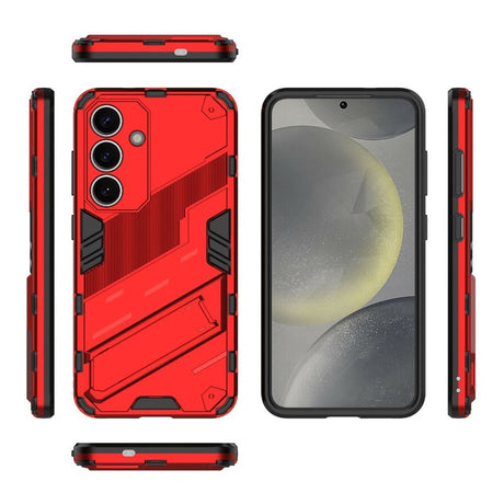 EIDERWOOD Samsung Galaxy A26 5G Håndværkercover med Indbygget Kickstand - Rød