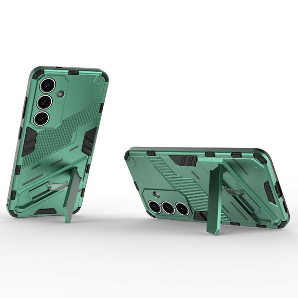 EIDERWOOD Samsung Galaxy A26 5G Håndværkercover med Indbygget Kickstand - Grøn
