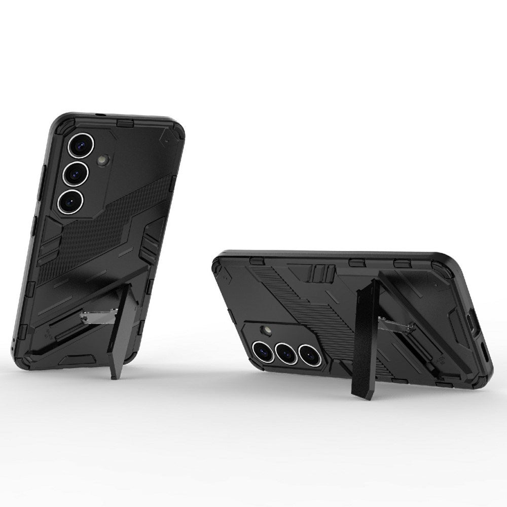 EIDERWOOD Samsung Galaxy A56 (5G) Håndværkercover med Indbygget Kickstand - Sort