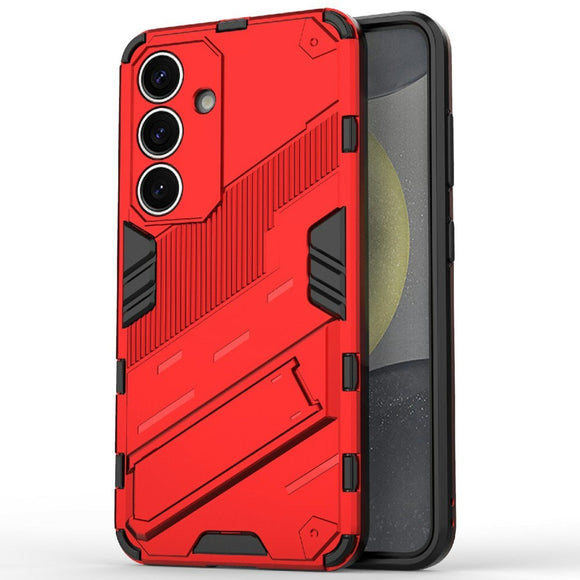 EIDERWOOD Samsung Galaxy A56 (5G) Håndværkercover med Indbygget Kickstand - Rød