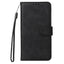 EIDERWOOD Honor Magic7 Lite Kunstlæder Flip Cover m. Strop - Sort