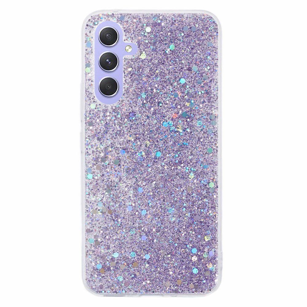 EIDERWOOD Samsung Galaxy A26 (5G) Fleksibelt Plastik Cover m. Glimmer - Lilla