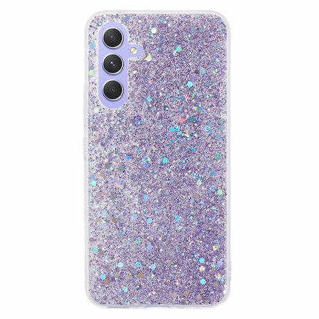 EIDERWOOD Samsung Galaxy A26 (5G) Fleksibelt Plastik Cover m. Glimmer - Lilla