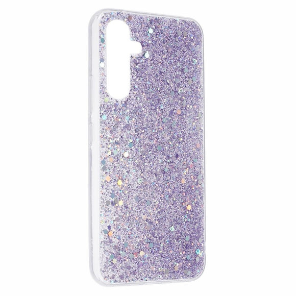 EIDERWOOD Samsung Galaxy A26 (5G) Fleksibelt Plastik Cover m. Glimmer - Lilla