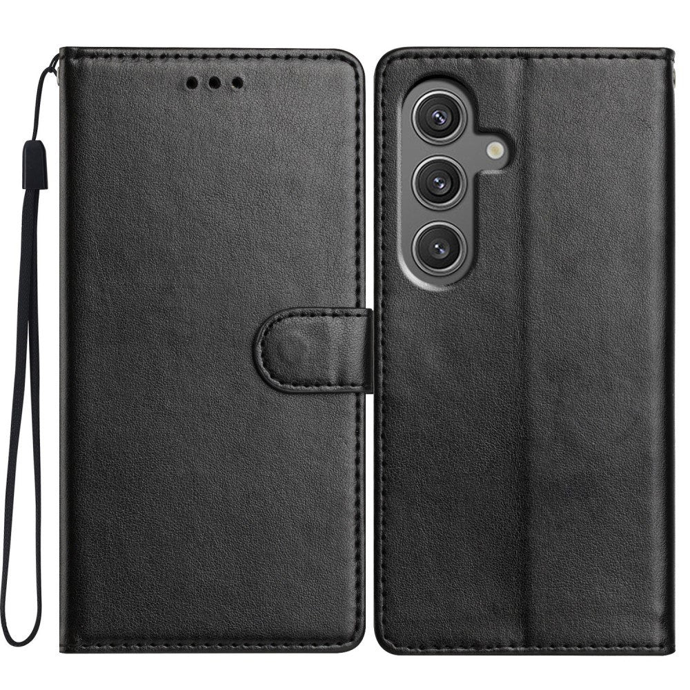 EIDERWOOD Samsung Galaxy A26 (5G) Kunstlæder Flip Cover m. Strop - Sort