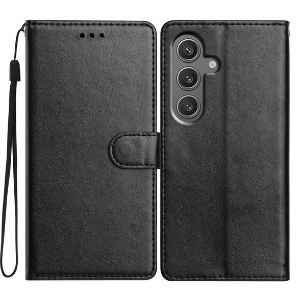 EIDERWOOD Samsung Galaxy A26 (5G) Kunstlæder Flip Cover m. Strop - Sort