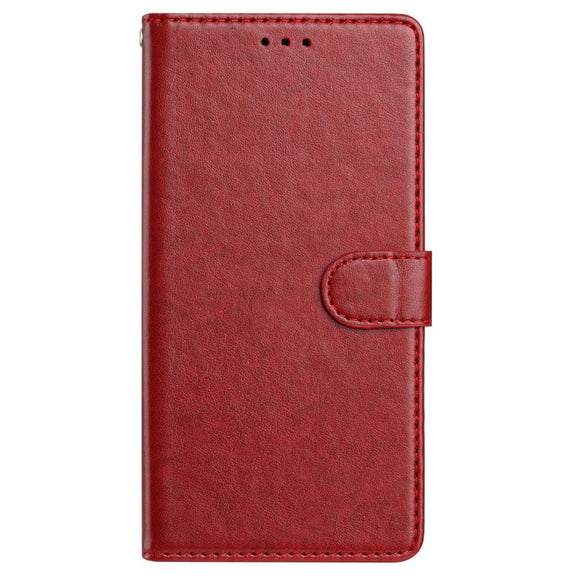EIDERWOOD Samsung Galaxy A26 (5G) Kunstlæder Flip Cover m. Strop - Rød