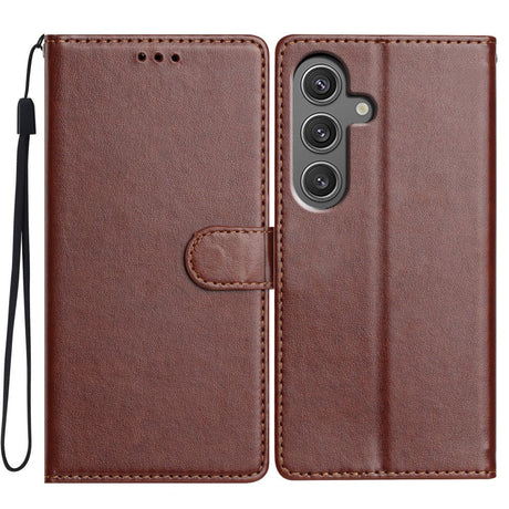EIDERWOOD Samsung Galaxy A26 (5G) Kunstlæder Flip Cover m. Strop - Brun