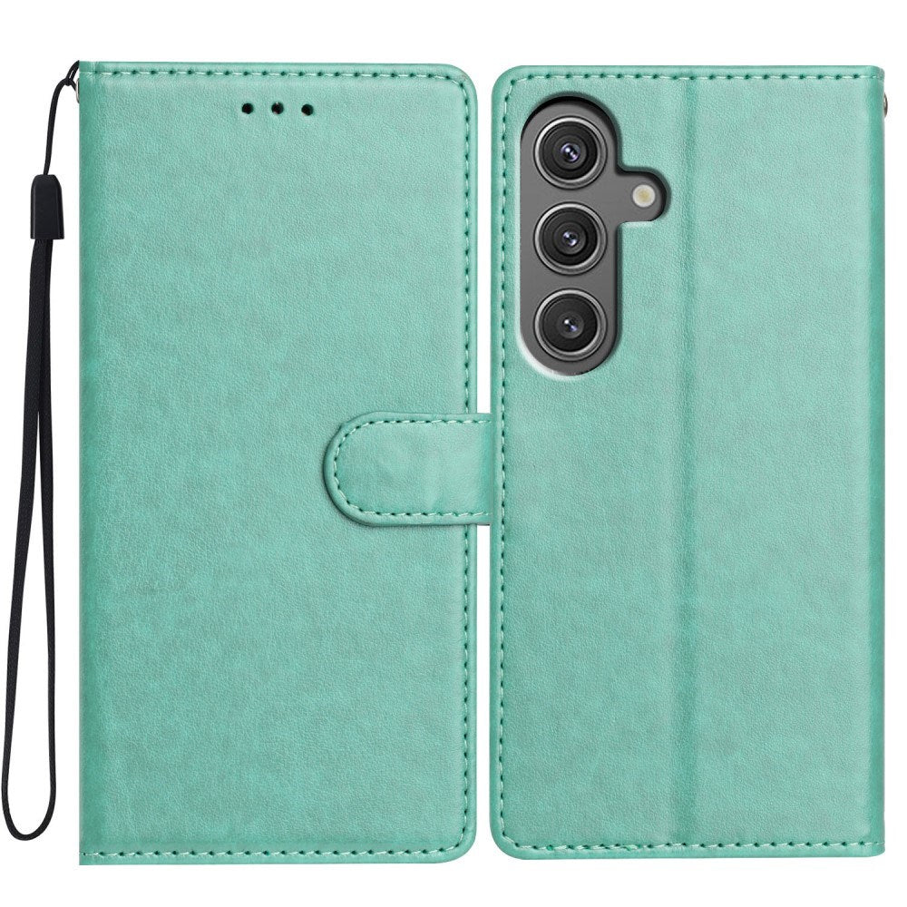 EIDERWOOD Samsung Galaxy A26 (5G) Kunstlæder Flip Cover m. Strop - Grøn